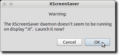 Porniți Daemon XScreensaver