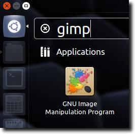 Deschideți GIMP
