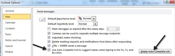 trimiteți Outlook e-mail