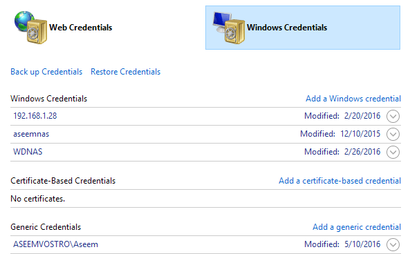 windows-credentials