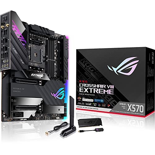 ASUS ROG Crosshair VIII Extreme AMD AM4 X570/X570S EATX Gaming Placa de baza