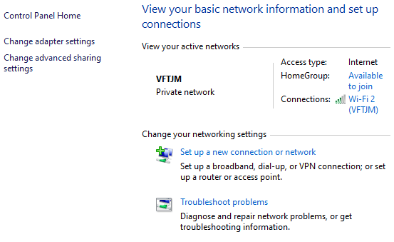 Windows 10 setările de rețea