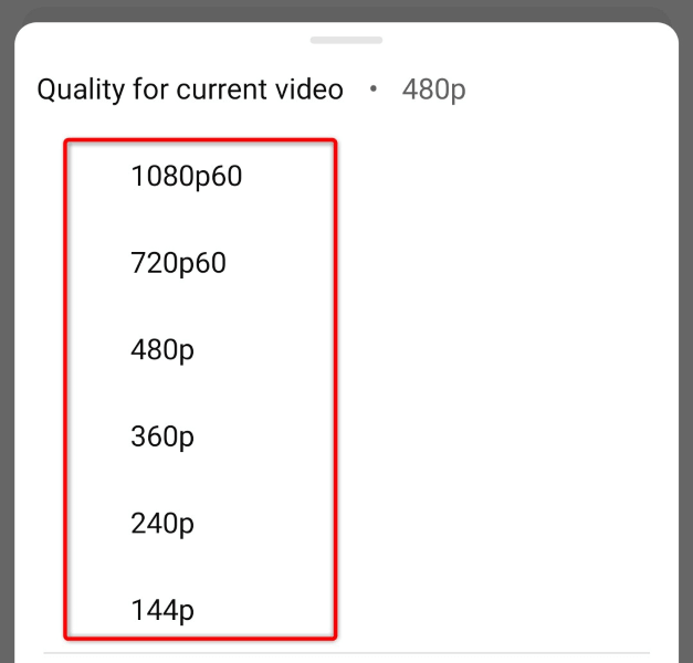 Schimbați manual imaginea de calitate a redării videoclipului YouTube 2