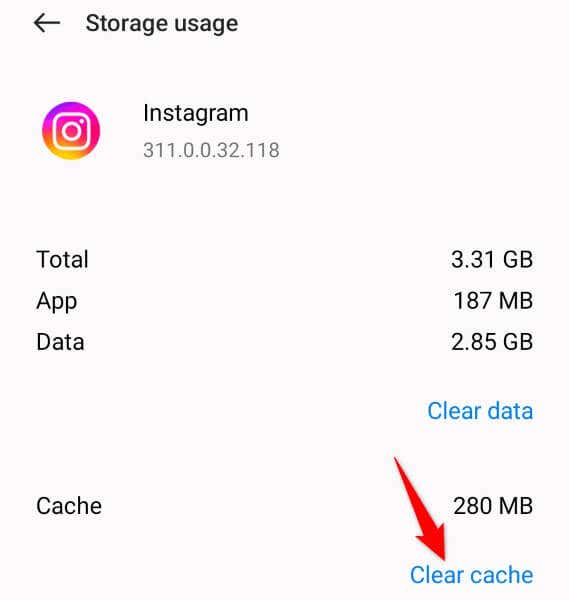 Ștergeți memoria cache a Instagram pe imaginea dispozitivului dvs. Android 2