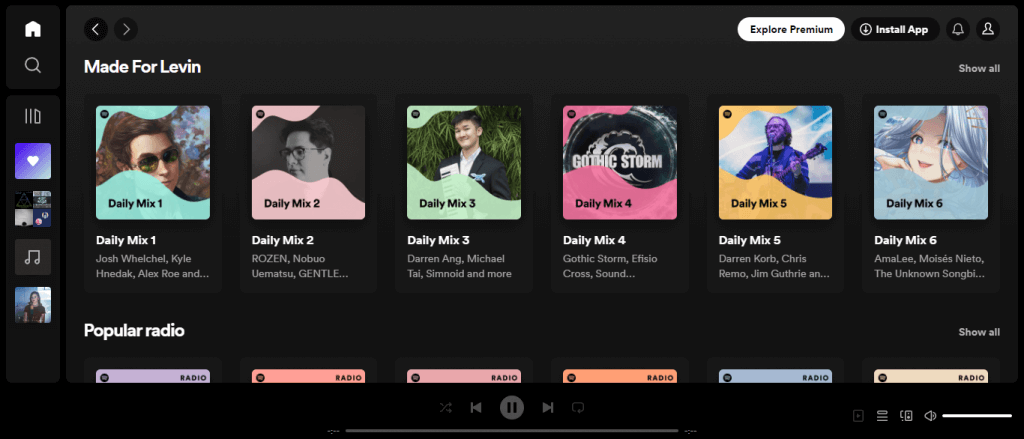 Cum să amestecați o listă de redare Spotify pe o imagine web