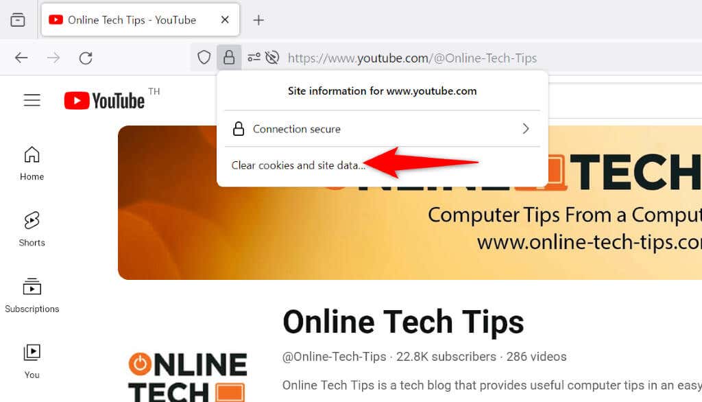 Ștergeți imaginea cache și cookie-urile browserului dvs. 2